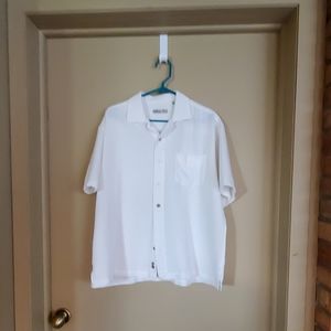 Batik Bay White Short Sleeve Button Down